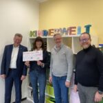 Spendenübergabe mit CO2 design beim VKT Spendenübergabe CO2 design
